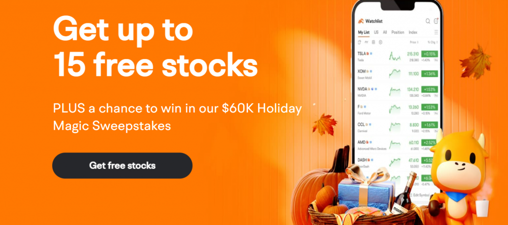 Image of Moomoo 15 Free Stocks Bonus