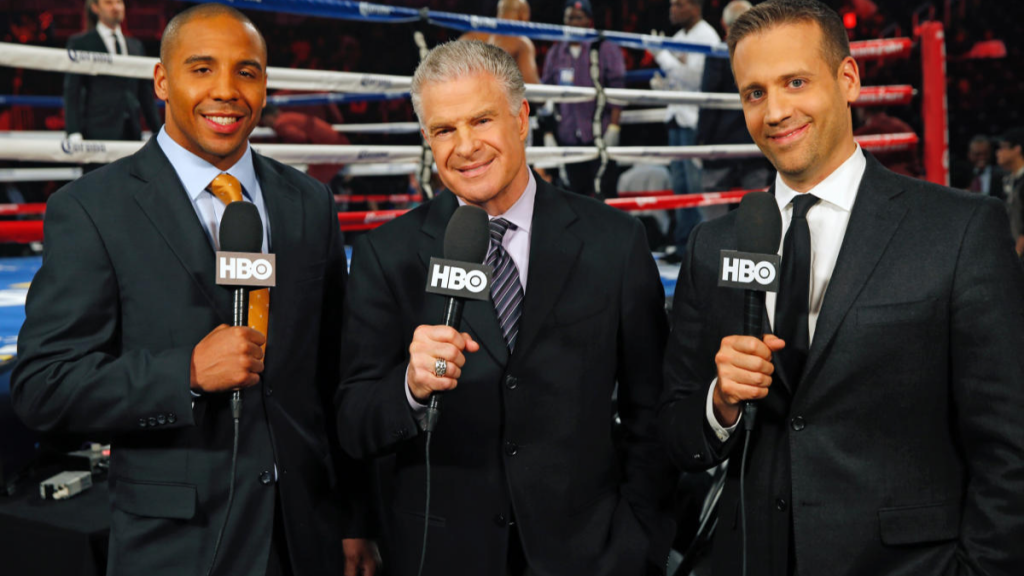 Image Of A Boxing Commentator