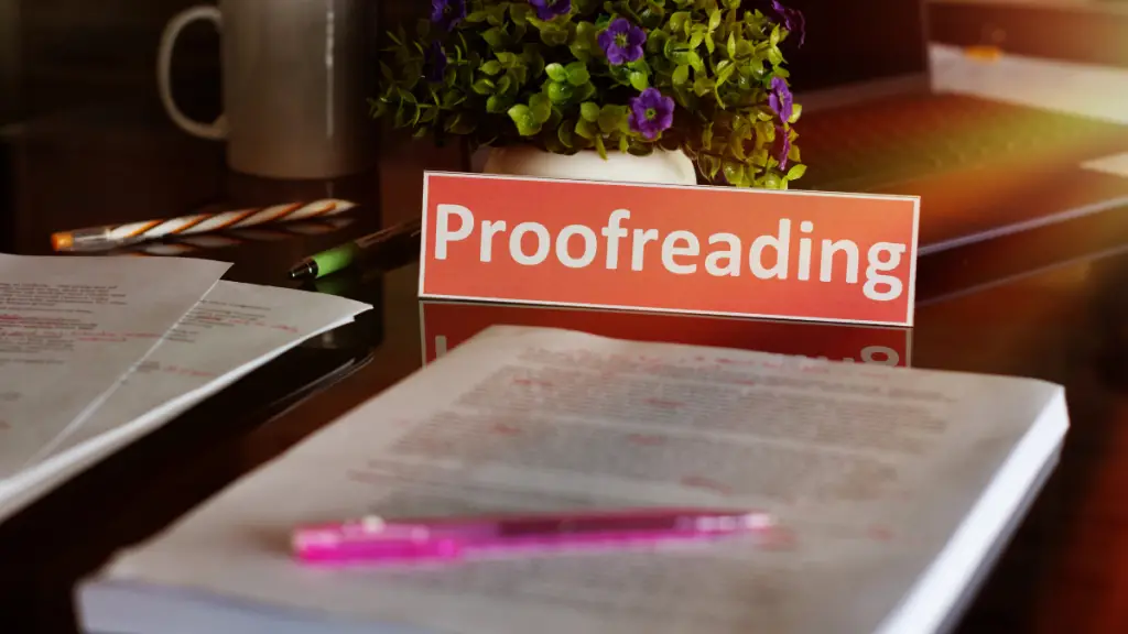 Image of Proofreading