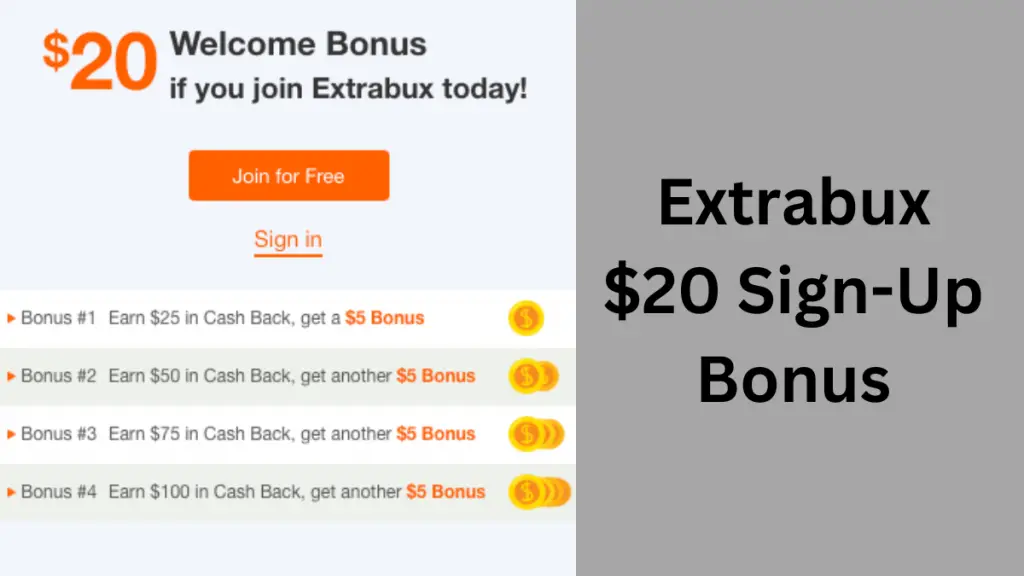 Image Of Extrabux $20 Sign-Up Bonus