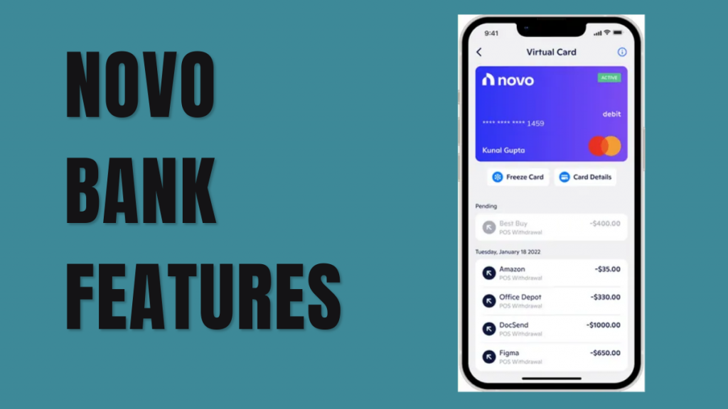 Image of Novo Bank Features