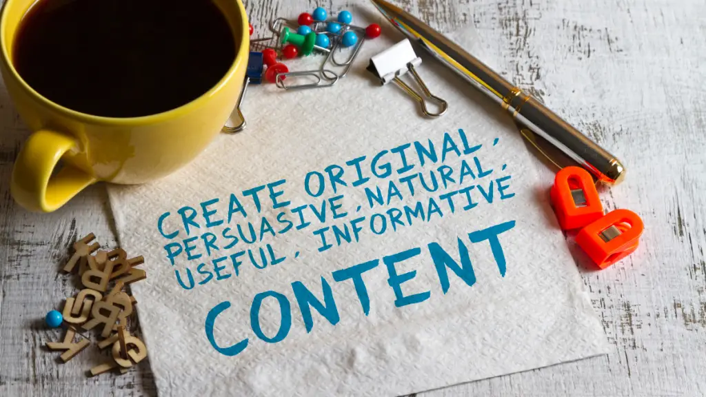 Image Of Creating Valuable Content