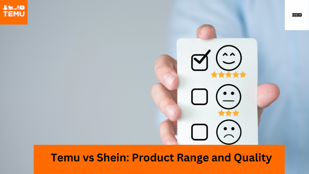 Image Of Temu vs Shein: Product Range and Quality