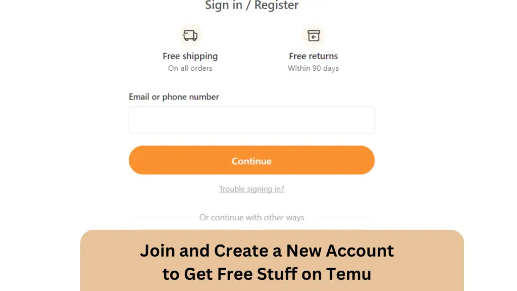 Image Of Temu Sign Up 